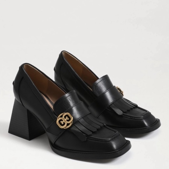 SAM EDELMAN Quinly Block Heel Loafer - Picture 1 of 16